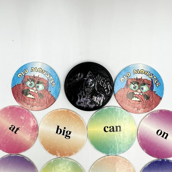 Rare Vintage 1995 MM EduPOGS Sight Words Pogs Education Teaching Reading READ - Picture 12 of 13